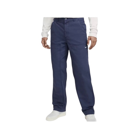 Nike Cargo Double Knee Panel Navy Carpenter Pants 28 - Picture 1 of 6